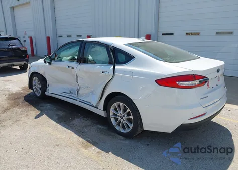 2020 Ford Fusion Hybrid Se из США, поврежденный, VIN 3FA6P0LU6LR134428